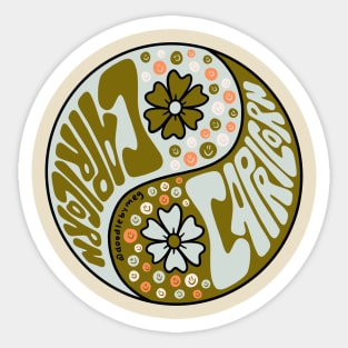 Capricorn Yin Yang Sticker